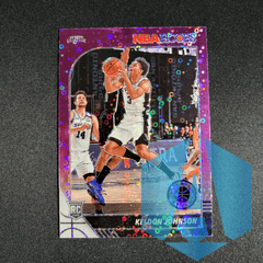 2019-20 Hopps Premium Stock Purple Disco Prizm Rookie #224 Keldon Johnson Spurs